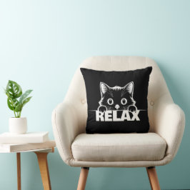 Süßes Kätzchen Minimalistisches Design - KATZE 1 + Kissen