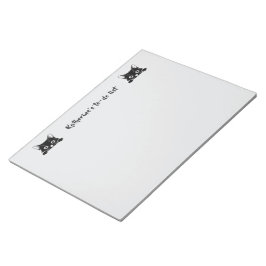 Süßes Kätzchen Minimalistisches Design - KATZE 1 Notizblock