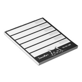 Süßes Kätzchen Minimalistisches Design - KATZE 1a Notizblock