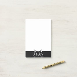 Süßes Kätzchen Minimalistisches Design - KATZE 1a Post-it Klebezettel
