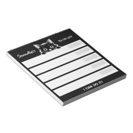 Süßes Kätzchen Minimalistisches Design - KATZE 1b Notizblock