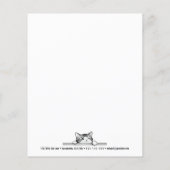 Süßes Kätzchen Minimalistisches Design - KATZE 2 (Rückseite)