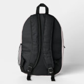 Süßes Kätzchen mit Rucksack Individueller Rucksack (Rückseite)