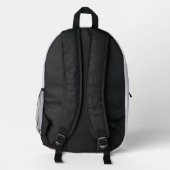 Süßes Kätzchen mit Rucksack Individueller Rucksack (Rückseite)