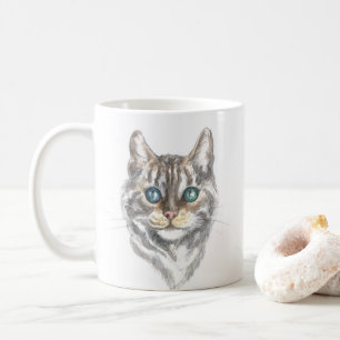 Süßes Kätzchen Tabby Tiger Verrückte Katzenlady Ki Kaffeetasse