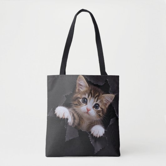 Süßes Kätzchen Tasche (Vorderseite)