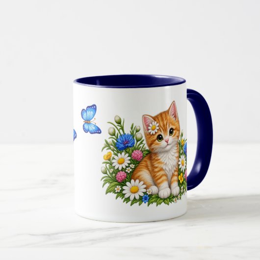 Süßes Kätzchen Tasse (VorderseiteRechts)