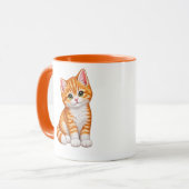 Süßes Kätzchen Tasse (Vorderseite Links)