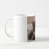 Süßes Kätzchen-Tassendesign | Adorable Katzen-Kaff Kaffeetasse (Links)