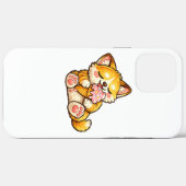 Süßes Katzen-Eis Case-Mate iPhone Hülle (Rückseite (Horizontal))