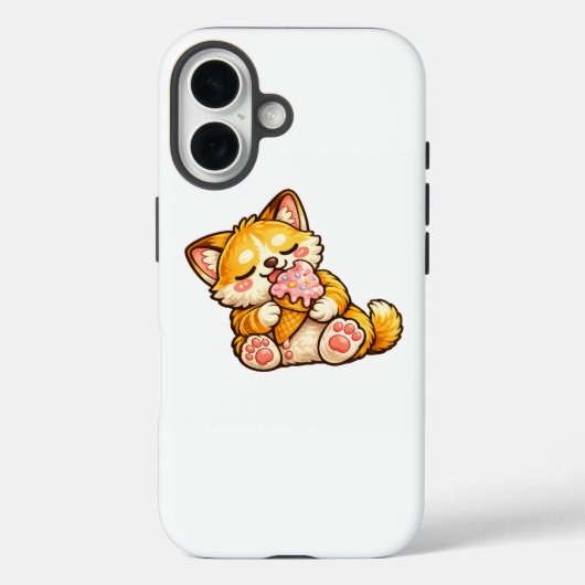 Süßes Katzen Eiscreme Case-Mate iPhone Hülle (Rückseite)