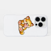 Süßes Katzen Eiscreme iPhone Hülle (Rückseite (Horizontal))