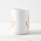 Süßes Katzen Humor Design Kaffeetasse (Mittel)