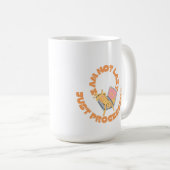 Süßes Katzen Humor Design Kaffeetasse (VorderseiteRechts)