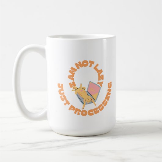 Süßes Katzen Humor Design Kaffeetasse (Links)