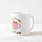 Süßes Katzen-Kaffeetassen-Design Kaffeetasse (VorderseiteRechts)