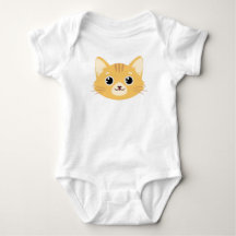 Süßes Katzen-Kawaii-Design Baby-Body