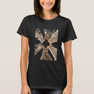 Süßes Katzen-Logo T-Shirt
