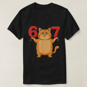 Süßes Katzen-Meme-Design 67 T-Shirt
