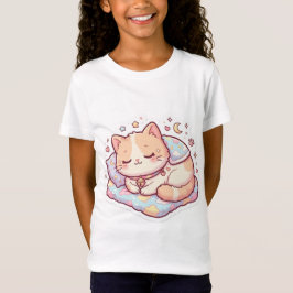 Süßes Katzen-Sticker-Style-Kinder-T-Shirt | Adorab T-Shirt