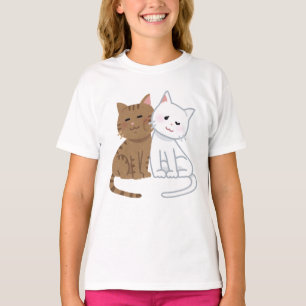 Süßes Katzen-T-Shirt – Entzückendes Katzenliebhabe T-Shirt