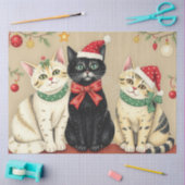 Süßes Katzen-Tissue-Papier Seidenpapier (Basteln)