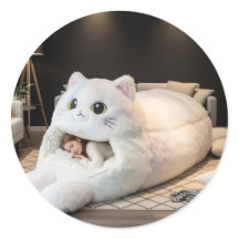 Süßes Katzenbett – Personalisiert