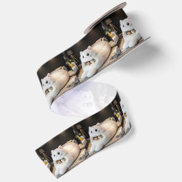 Süßes Katzenbett – Personalisiert Satinband