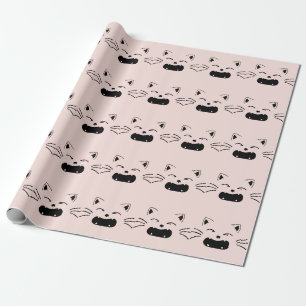 Süßes Katzendesign Ansprechende Katzenkunst Geschenkpapier
