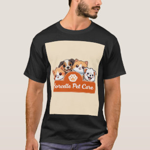 Süßes Katzendesign-T-Shirt T-Shirt