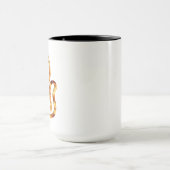 Süßes Katzendesign  Tasse (Zentrum)