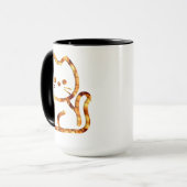Süßes Katzendesign  Tasse (Vorderseite Links)