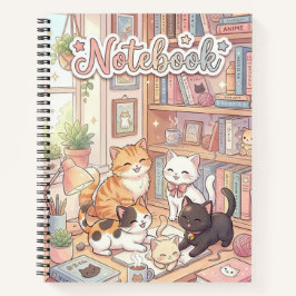 Süßes Katzenfreunde Notizbuch