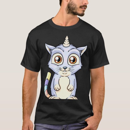 Süßes Katzenhörnchen T-Shirt (Vorderseite)