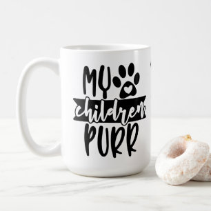 Süßes Katzenmutter-Geschenk Lustige Verrückte Katz Kaffeetasse