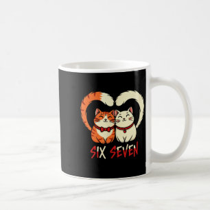 Süßes Katzenpaar Valentinstag Romantische Liebe St Kaffeetasse