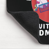 Süßes Kawaii-Einhorn-Leben wäre ohne B langweilig Mousepad (Ecke)