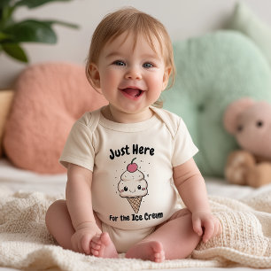Süßes Kawaii-Eis – Essbare Süßigkeit zum Bearbeite Baby Strampler