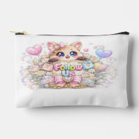 Süßes Kawaii Folge Uns Katze Pastell Rosa Social M