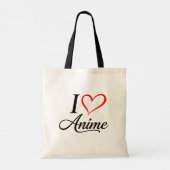 Süßes Kawaii-Herz-Anime Tragetasche (Rückseite)