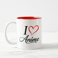 Süßes Kawaii-Herz-Anime