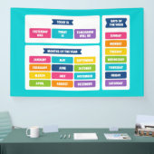 Süßes Kawaii-Kalender-Set Banner (Messe)