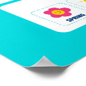 Süßes Kawaii-Kalender-Set Poster (Ecke)