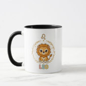 Süßes Kawaii Löwe Sternzeichen Tasse (Links)