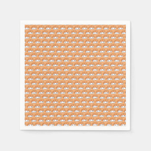 Süßes Kawaii-Nigiri-Sushi nahtloses Muster Serviette