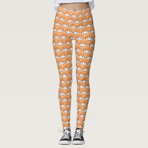 Süßes Kawaii-Nigiri-Sushi-Nahtlosmuster Leggings