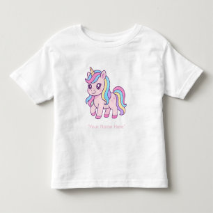 Süßes Kawaii Pastell Einhorn Regenbogen Mädchen Ge Kleinkind T-shirt