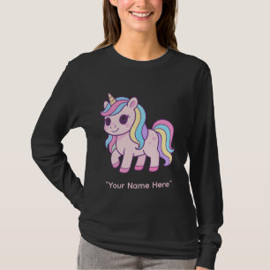 Süßes Kawaii Pastell Einhorn Regenbogen Mädchen Ge T-Shirt