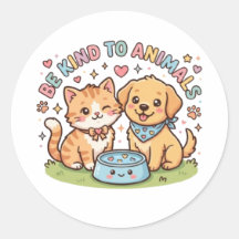 Süßes Kawaii Sei Freundlich Zu Tieren Süße Katze u