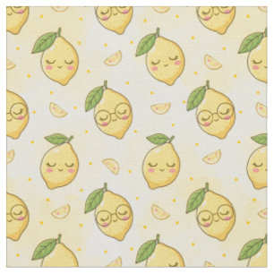 Süßes Kawaii-Sommerfruchtmuster, süße Wasserfarbe Stoff